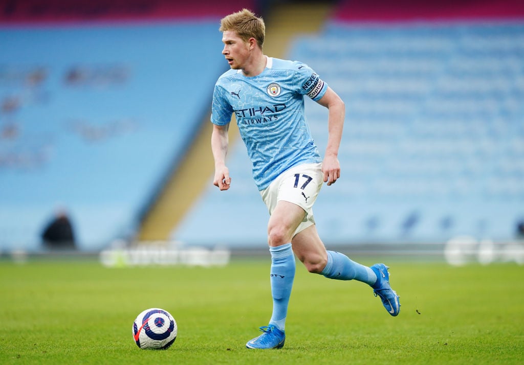 Kevin De Bruyne has won the PFA Player of the Year award for the past two seasons. 