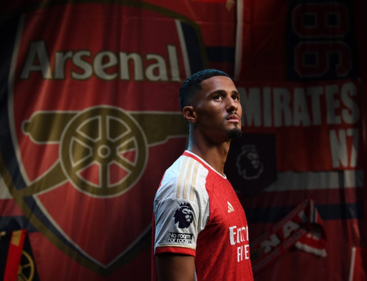 Arsenal's William Saliba says 25-year-old Manchester United player is so hard to play against