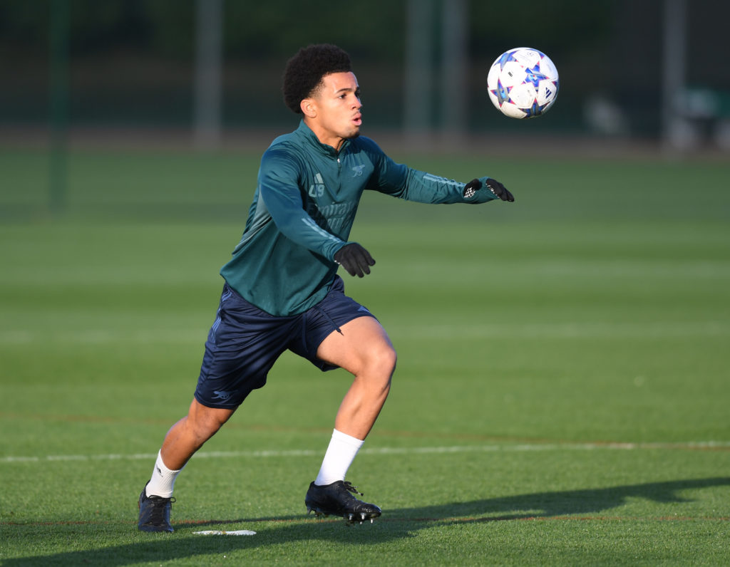 Arsenal FC Training Session And Press Conference - UEFA Champions League 2023/24